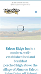 Mobile Screenshot of falconridgeinn.nb.ca