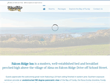 Tablet Screenshot of falconridgeinn.nb.ca